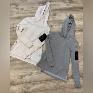 Women's Gray and White LVFT Sweaters